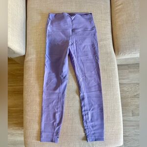 Lululemon Dark Lavender Wunder Train 25” Leggings